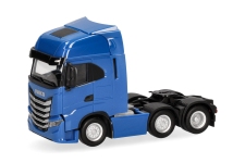 Herpa 317122-003 - H0 - Iveco S-Way 6x2 Zugmaschine - verkehrsblau